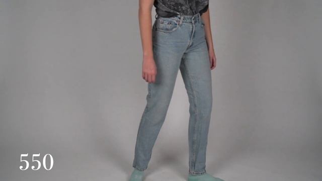 Women's Vintage Levi's Jeans Fit Guide (501, 512, 550, 560, 517) смотреть онлайн