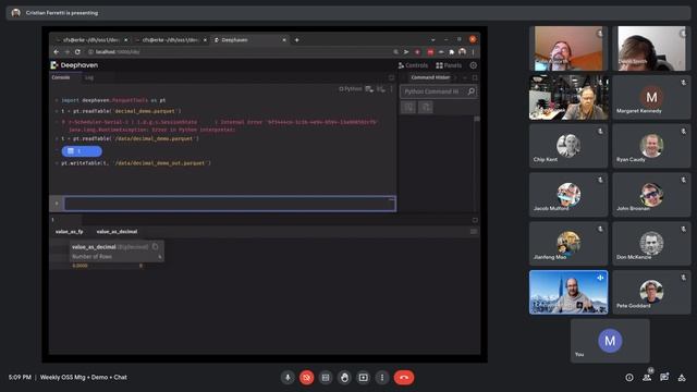 Deephaven Developer Demos 2021-12-03 смотреть онлайн