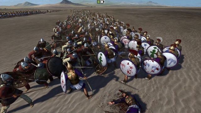 ROME II Total War : 500 Sacred Band VS 500 Rekem Palace Guard смотреть онлайн