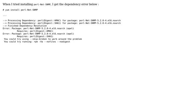 DevOps & SysAdmins: Dependency issue while installing perl-Net-SNMP (2 Solutions!!) смотреть онлайн