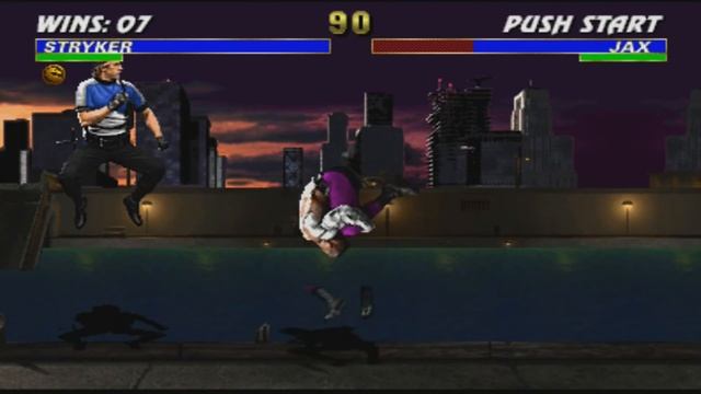 Ultimate Mortal Kombat 3 (Arcade) Stryker Gameplay+MK2 Endurance on Very Hard no Continues смотреть онлайн