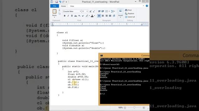 11. during function overloading,no matching found, then java will apply automatic type conversions смотреть онлайн