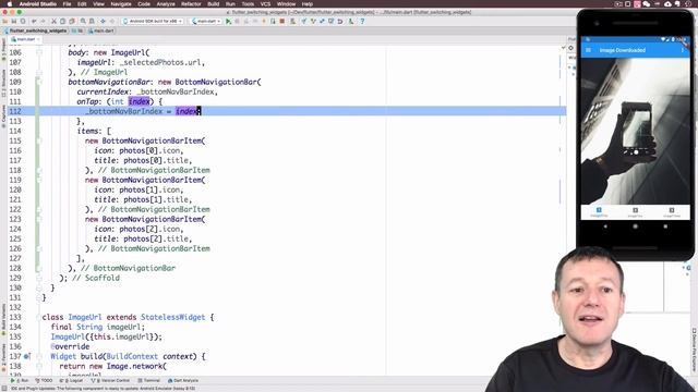 Flutter Bottom Navigation Bar tutorial смотреть онлайн