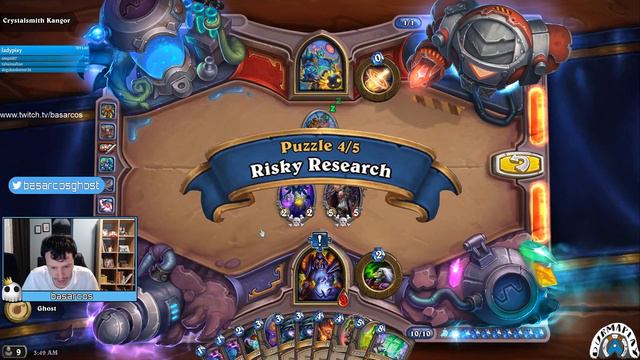 [Hearthstone] Puzzle Lab Survival oynuyoruz! (4/5 - Crystalsmith Kangor) смотреть онлайн