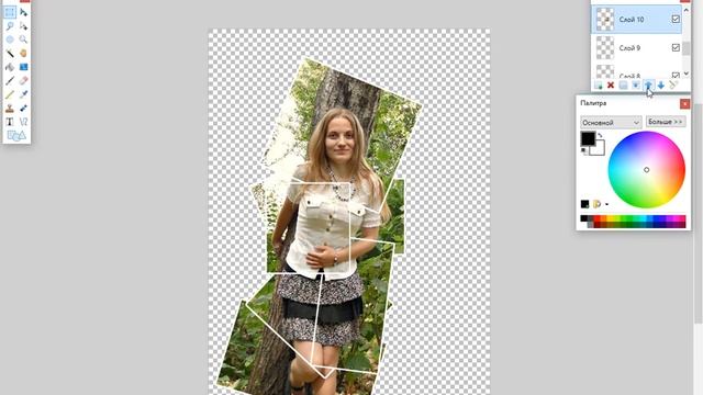 Делаем очень красивое фото в программе Paint.Net смотреть онлайн