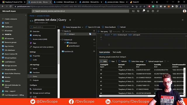 Processing data with SQL using Azure Stream Analytics and Power BI смотреть онлайн