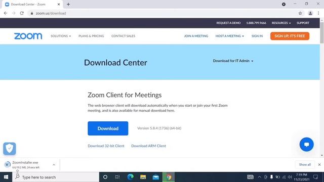 How to download Zoom Meeting software in windows 10. जूम मीटिंग सॉफ्टवेयर कैसे डाउनलोड करें। смотреть онлайн