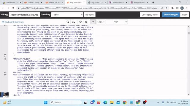 How to change phpbb forum privacy policy page text 2023 смотреть онлайн