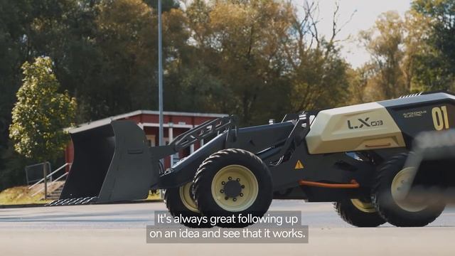 World's first: LX03 autonomous concept wheel loader смотреть онлайн