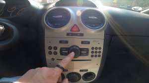 How to Turn Radio On or Off in Opel Corsa D ( 2006 – 2014 ) - Enable or Disable Radio