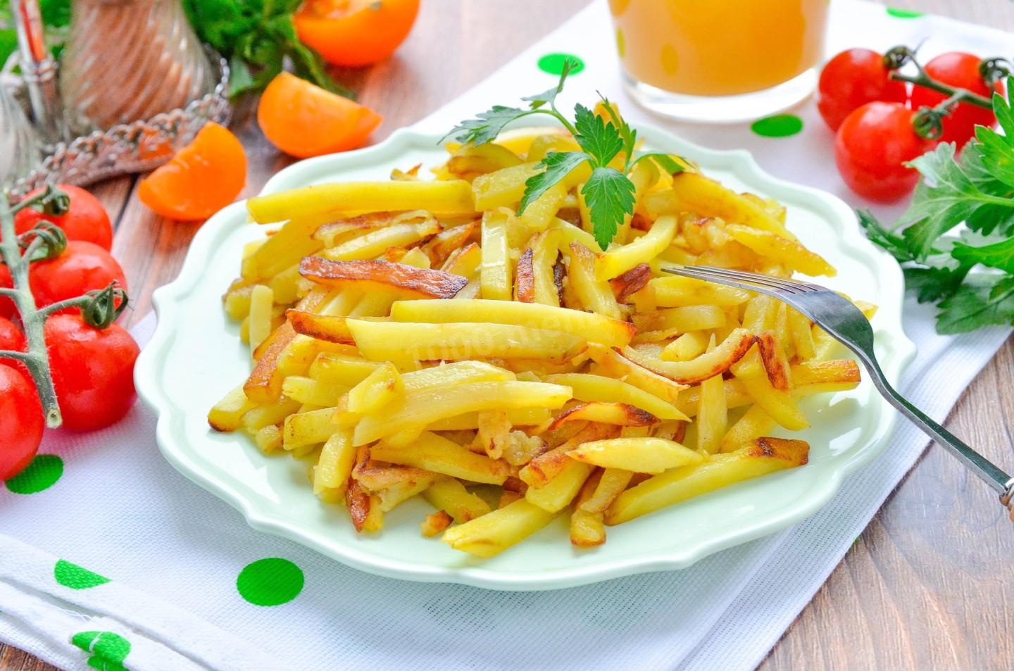 КАК ПРИГОТОВИТЬ КАРТОФЕЛЬ СОЛОМКОЙ ЖАРЕНЫЙ