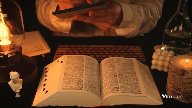 ASMR Satisfying Writing, Page Turning, Keyboard Typing 이건 수면제 영상입니다