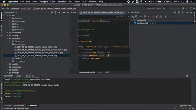 Laravel Multi DB - Docker смотреть онлайн