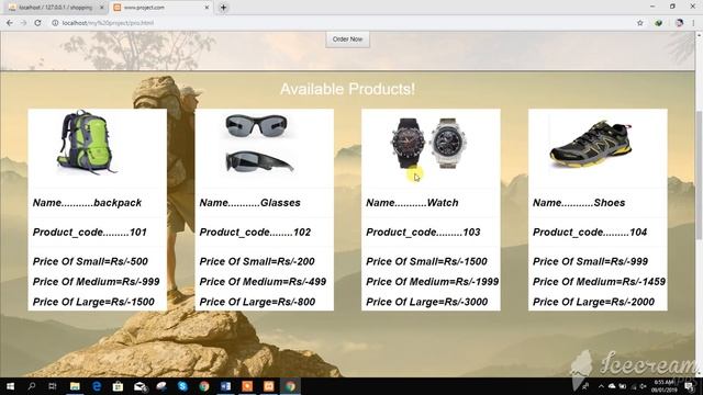 Online shopping project by using html,css and php смотреть онлайн