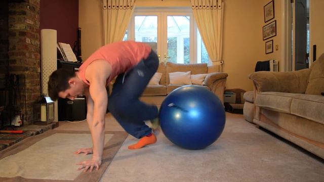Exercise Ball Training For Calisthenics - Bodyweight Home Training Equipment Review