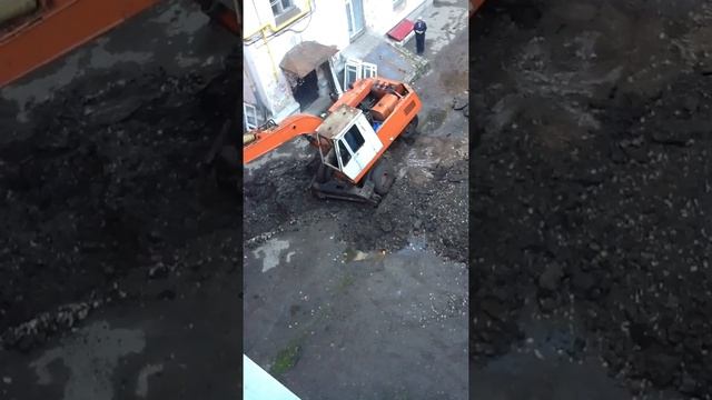 Земляные работы во дворе смотреть онлайн