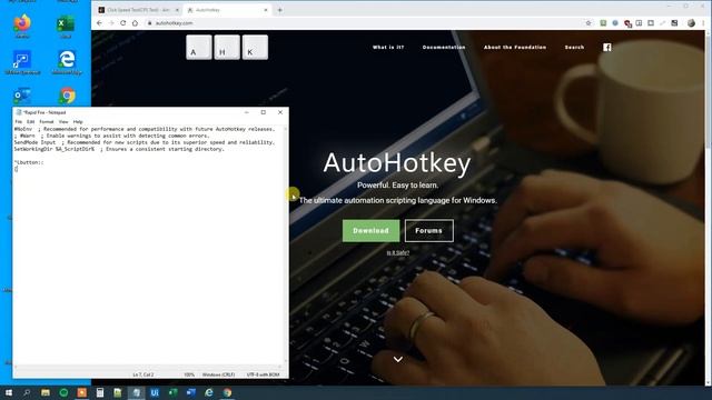 How to create a Rapid Fire Script with AutoHotkey - Tutorial смотреть онлайн