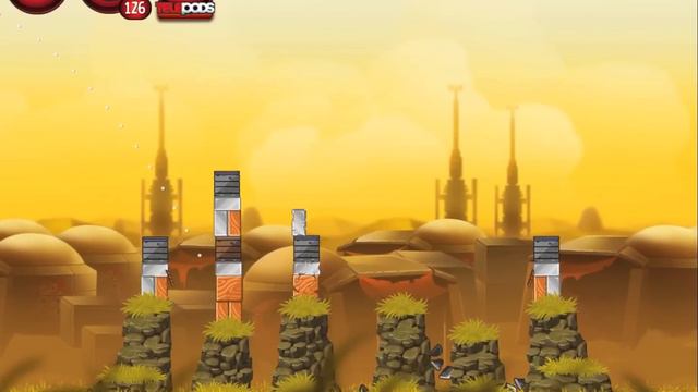 Angry Birds Star Wars 2 Rebels Level PE-6 Walkthrough 3 Star смотреть онлайн