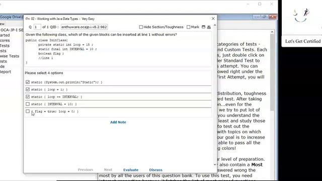 Why instance members CANNOT be (directly) accessed from a static context. enthuware.ocajp.i.v8.2.98 смотреть онлайн