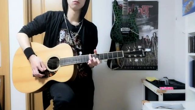 SlipKnoT - Vermilion Pt. 2 (guitar cover) смотреть онлайн