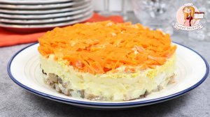 САЛАТ «ЛИСЬЯ ШУБКА» с СЕЛЕДКОЙ и ГРИБАМИ – рецепт селедки под новой шубкой