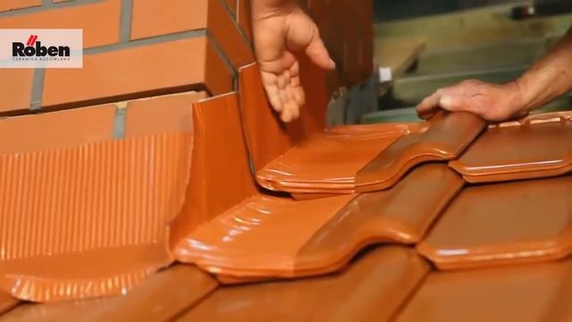 Выполнение примыкания с помощью ленты примыкания Eurotec Classic от MDM. Черепица Roben смотреть онлайн