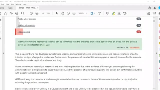 #MRCP PART TWO #PASSMEDICINE 2020 HAEMATOLOGY 1 смотреть онлайн