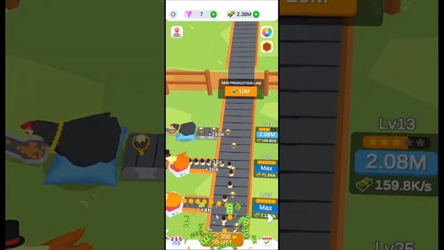 Idle Egg Factory Gameplay | iOS, Android, Simulation Game смотреть онлайн