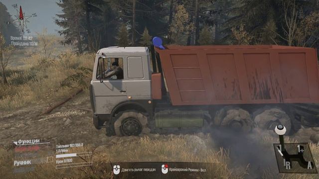 Spintires Mudrunner: Маз-5516 самосвал [v.1.0] смотреть онлайн