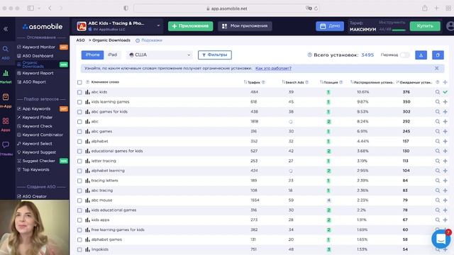 Как узнать ключевые слова, по которым конкуренты получают установки в Google Play и App Store смотреть онлайн
