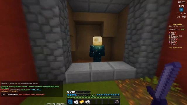 HYPIXEL BEDWARS 3D BED OVERLAY | solo bedwars [1.8.9] смотреть онлайн