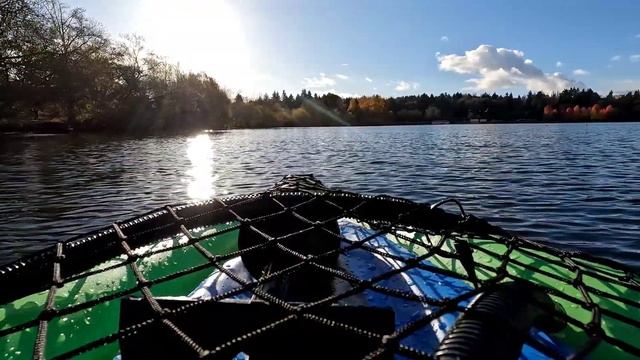 I Paddled Around the Whole Lake in This $50 Inflatable Kayak - Intex Challenger K1 смотреть онлайн