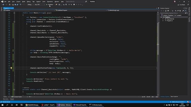 RabbitMQ Puslish Confirmation e Return Message смотреть онлайн
