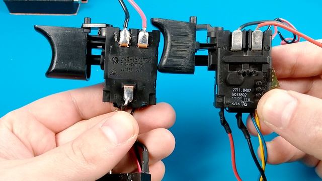 Попытка ремонта кнопки шуруповерта DeWALT DCD710. Замена кнопки шуруповерта на китайскую