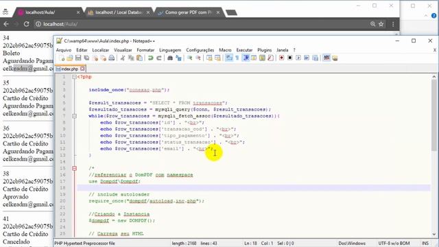 Como gerar PDF com PHP e MySQLi utilizando o Dompdf смотреть онлайн