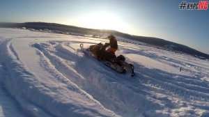 Обучение езде на горном снегоходе курсIVO 2 гр. Бедярыш, Иволин