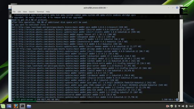 Installation and Configuration of GNS3 and Wireshark on Linux Mint смотреть онлайн