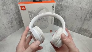 Обзор на Беспроводные наушники JBL Tune 510BT, USB Type-C, белый