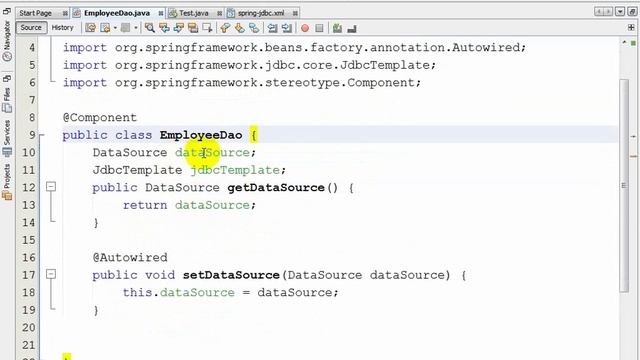 Spring JDBC Class Lecture(Using JdbcTemplate)- 01 смотреть онлайн