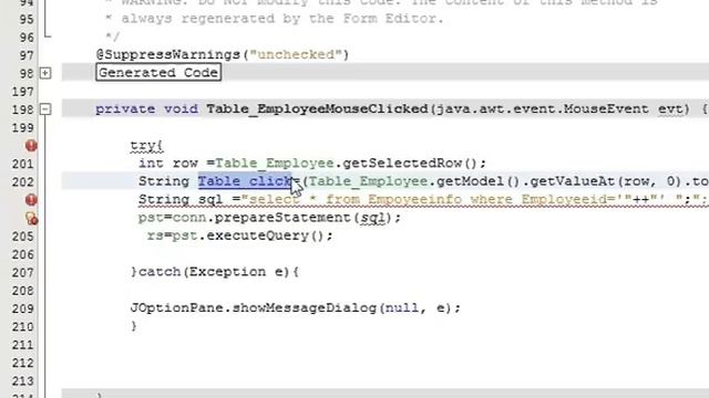 Java prog#9. Get value from JTable and set it to jtextfield in Netbeans Java and Sqlite (mysql) смотреть онлайн