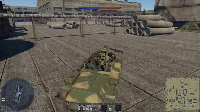 WarThunder ETSM IV Low tier Gangster 7.5 cm Sd.Kfz.234/4 смотреть онлайн