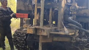 Работа помощника машиниста буровой установки. УРБ. Геологоразведка