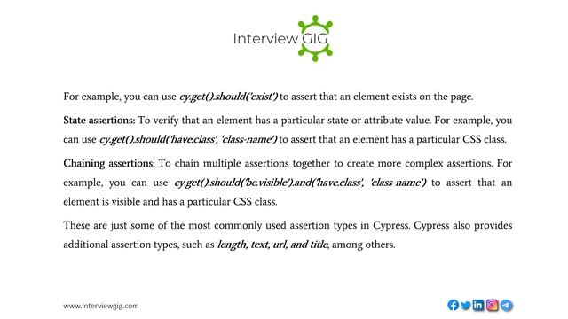 Cypress Interview Questions and Answers for 2023 | Automation Testing Tool | Coding Examples смотреть онлайн
