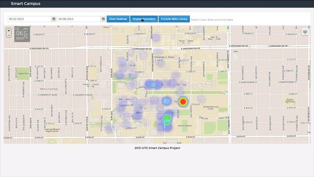 Heatmap to show real time movement and analysis of Movement on a Campus смотреть онлайн