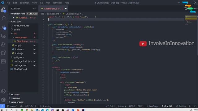 Realtime Chatroom application - SpringBoot, Websocket, ReactJS смотреть онлайн