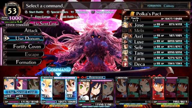 Labyrinth of Galleria: The Moon Society - Nameless Witch Fight смотреть онлайн