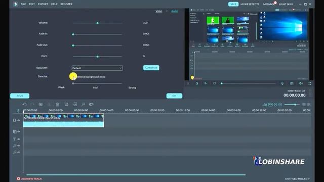FILMORA Tutorial 05 HOW TO REMOVE NOISE apply noise reduction in Filmora Video Editor смотреть онлайн