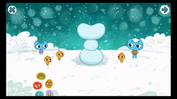 Kit^n^Kate Let's Build a Snowman (Humongous Entertainment) - Best App For Kids