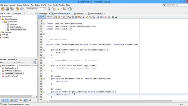 #11 RMI Book Store Example Server Side using Java смотреть онлайн