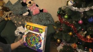 Новогодние подарки под елкой от Деда Мороза.  New Year gifts from Santa Claus